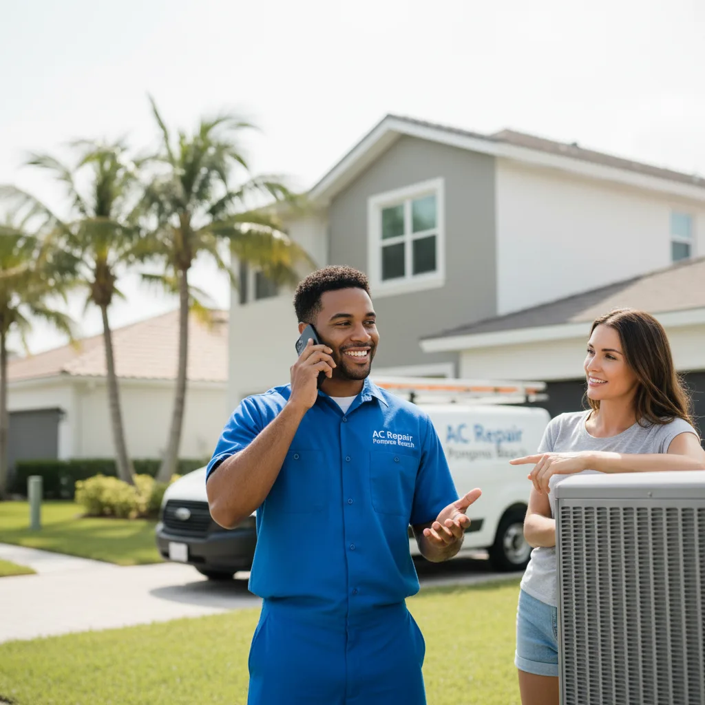 AC Repair Pompano Beach customer support in Flat Rock